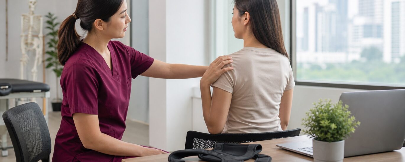 Do Posture Correctors Really Help Neck and Back Pain? at One Spine TTDI